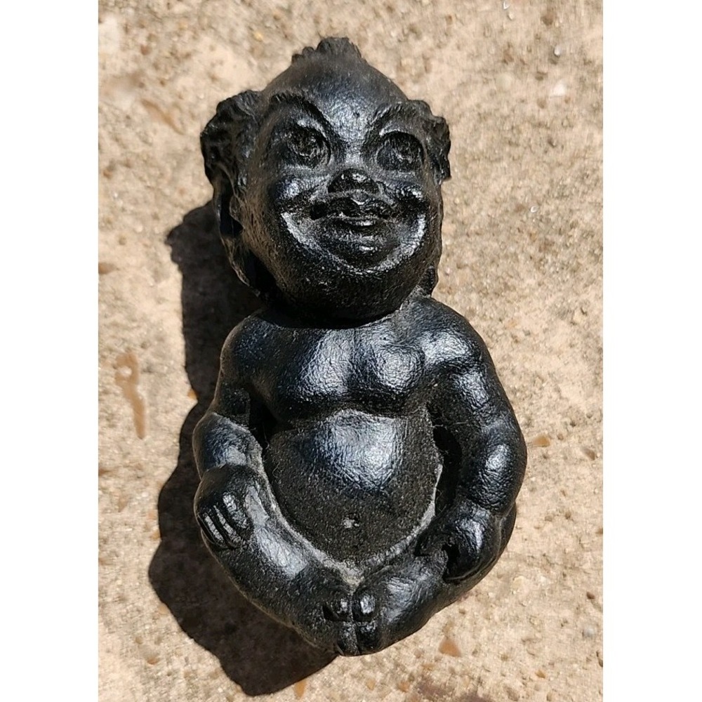 Coco Joes of Hawaii  Baby Sumo Vintage Lava Figurine 3.5" tall‎